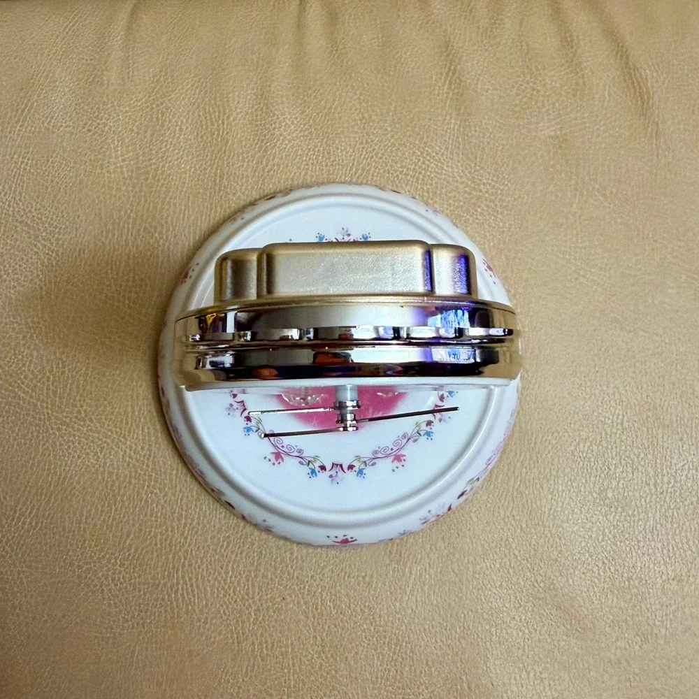 Barbie of Swan Lake Anniversary Dome Clock Vintage 2003 Odette Rotating Pendulum
